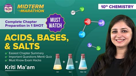 Acids Bases And Salts Class 10 Science Chemistry Midterm Marathon