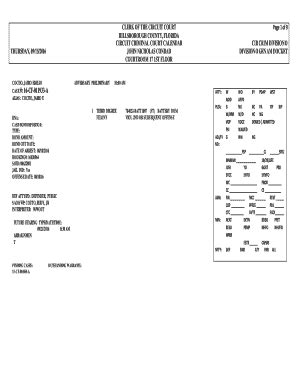 Fillable Online CLERK OF THE CIRCUIT COURT Page 1 Of 9 HILLSBOROUGH