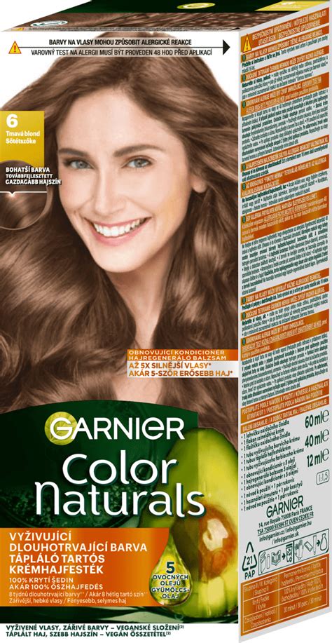 GARNIER Color naturals Farba na vlasy 6 tmavá blond 1 ks mojadm sk