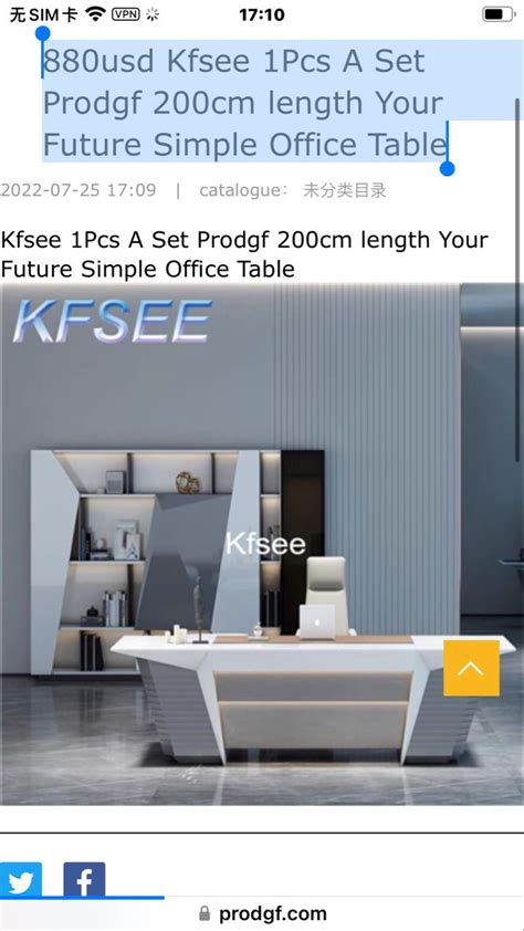 Usd Kfsee Pcs A Set Prodgf Cm Length Your Future Simple Office Table