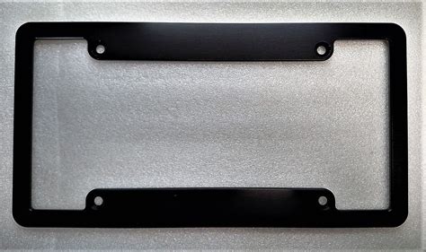 Hmc Billet Aluminum License Plate Frame Black Anodized Ebay