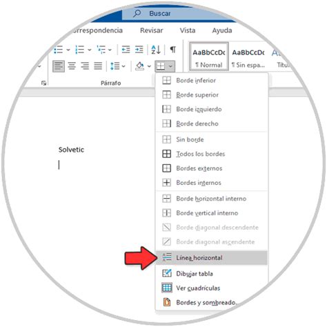 Cómo Insertar Líneas En Word ️ Solvetic