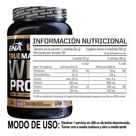 Truemade Whey Protein Lbs De Ena Sport Demusculos