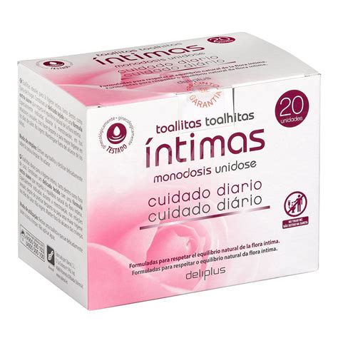 Deliplus Toallitas Humedas Intimas Envase Individual Paquete 20 U