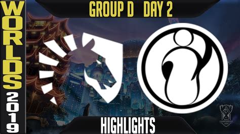 Tl Vs Ig Highlights Game 1 Worlds 2019 Group D Day 2 Team Liquid Vs