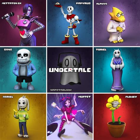 ArtStation Undertale Characters 3D Printable Models , 59% OFF