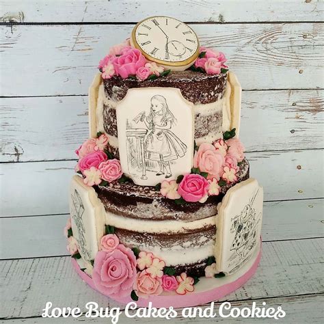 Alice In Wonderland Naked Cake Nd Bday Pinterest Alice Cake And My Xxx Hot Girl