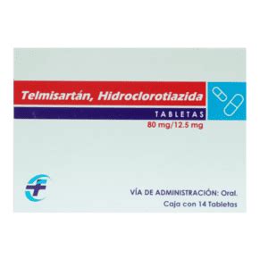 Mp Telmisartan Hidroclorotiazida Mg C Tabletas Farmapronto