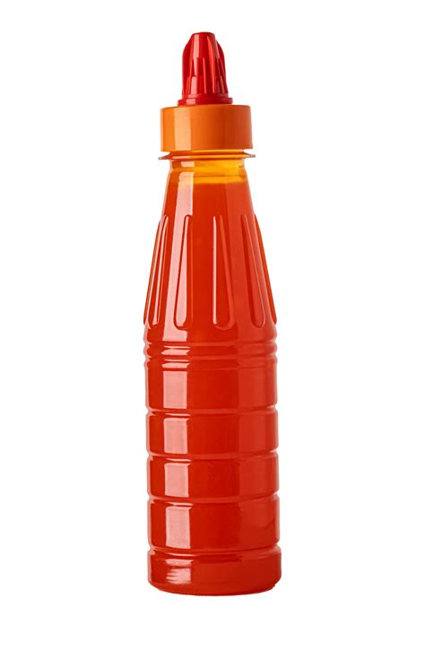 A Bottle Of Spicy Red Hot Sauce PNG