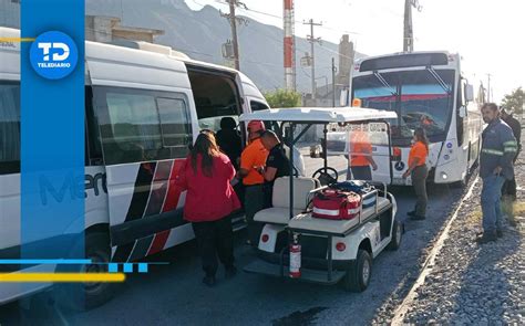 Transporte De Personal Choca En Santa Catarina Hay Lesionados