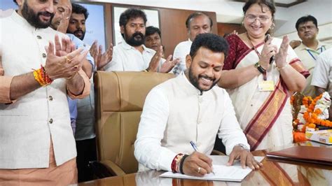 Tdps Ram Mohan Naidu Takes Charge As Civil Aviation Minister Latest