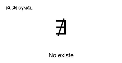 No Existe N Mero Unicode U Significado Del S Mbolo Copiar