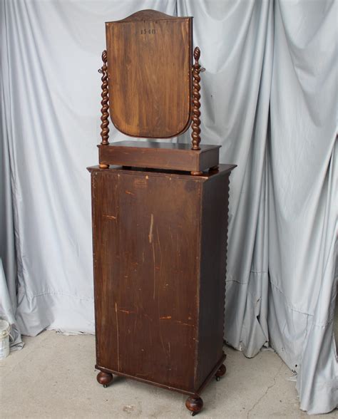 Bargain John S Antiques Antique Oak Lingerie Chest Of Drawers Highboy Dresser Bargain John