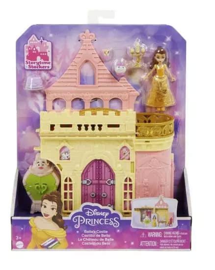 Mattel Disney Princess Mała lalka Bella i zamek