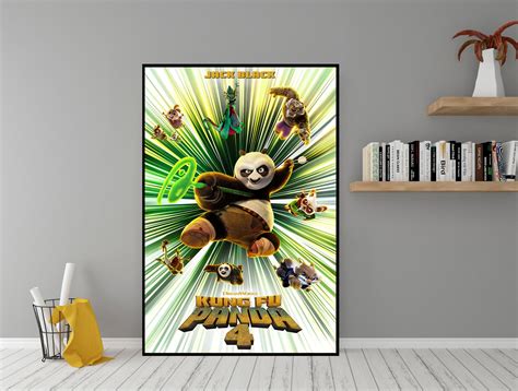 POSTER Kung Fu Panda 4 Movie Poster - High Quality Wall Art - Room ...