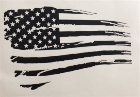 Tattered American Flag Vector at GetDrawings | Free download