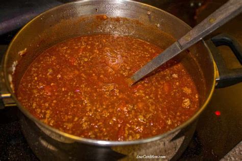 Chunky No Bean Chili Low Carb Yum