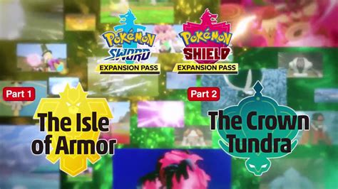 Pokemon Sword And Shield Isle Of Armor And Crown Tundra Expansion