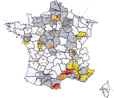 Carte Sécheresse 28 Départements En Vigilance Loccitanie