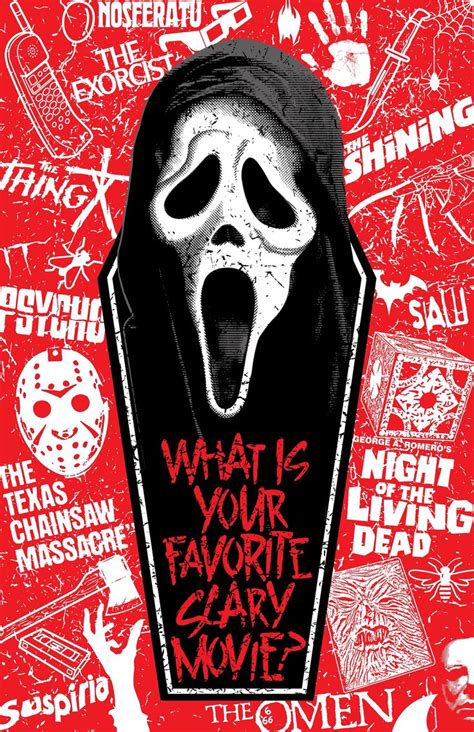 Jeremy Berkley What S Your Favorite Scary Movie Print Scary Movies