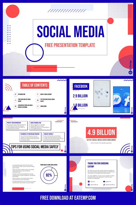 social media  template eatemp