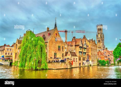 Traditional Houses In Bruges Belgium Stock Photo Alamy