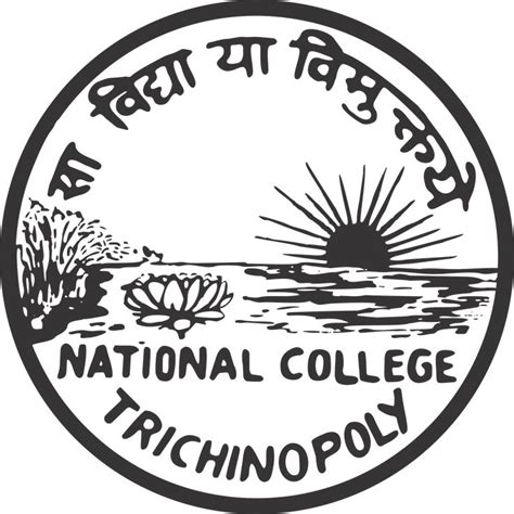 Download Download College Logo - National College, Tiruchirappalli PNG Image with No Backgroud ...