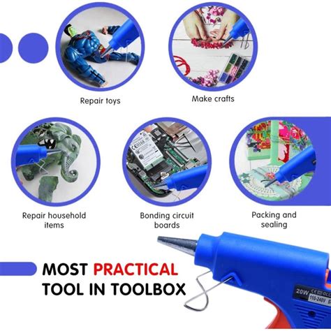 Hot Melt Glue Gun Industrial Mini Guns Thermo Electric Heat Temperature Tool Shopee Malaysia