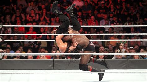 Bobby Lashley And Roman Reigns Collide In Hard Hitting Clash Wwe