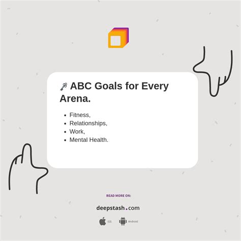 🗝️ Abc Goals For Every Arena Deepstash