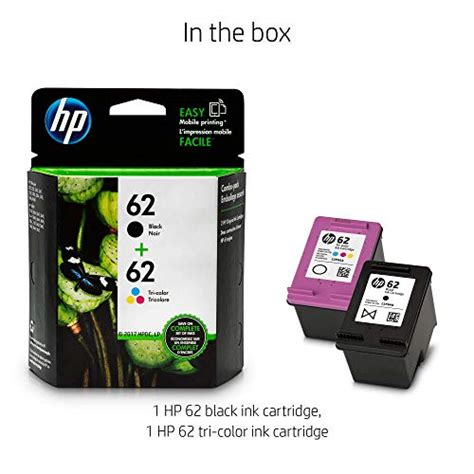 Hp 62 Black And Tri Color Original Ink Cartridges