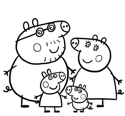 Desenhos Para Colorir Peppa Imprimir Braincp