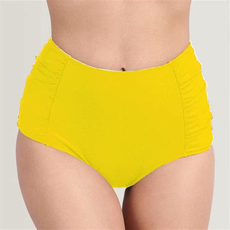 Kit Hot Pants Biquíni Retro Cintura Alta Calcinha MercadoLivre