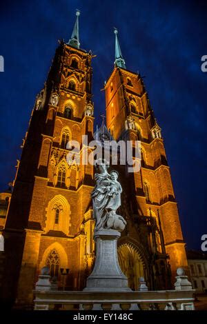 Kathedrale St Johannes Des T Ufers Breslau Schlesien Polen Europa