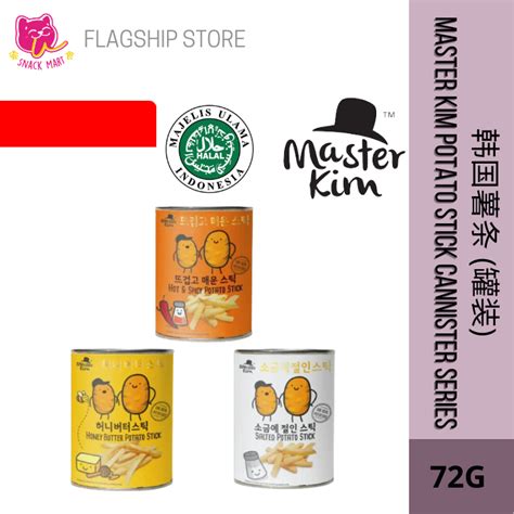 Master Kim Potato Stick Cannister Series Honey Butter Hot And Spicy