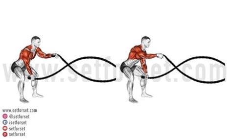 20 Best Battle Rope Exercises & Killer Workouts - SET FOR SET