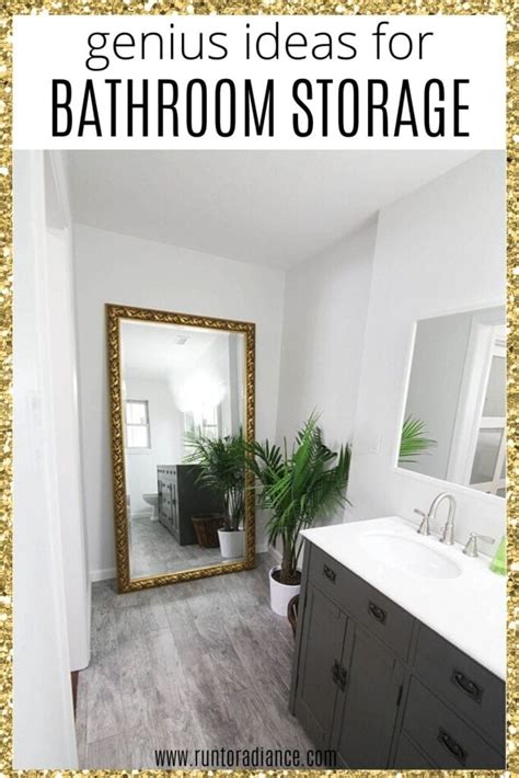 Genius Bathroom Storage Ideas That Will Transform Your Space