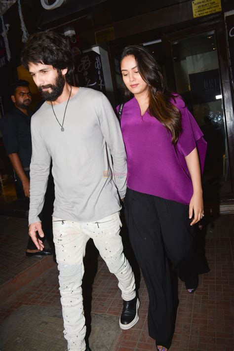 Shahid Kapoor Mira Rajput At Ishaan Khattars Birthday Celebration In