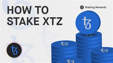 How To Stake Tezos XTZ