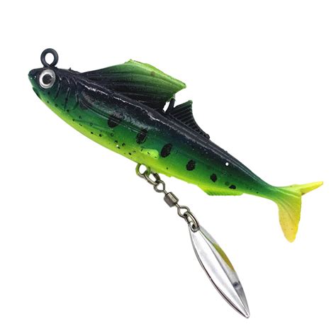 Udiyo Cm G Spot Bionic Bait Artificial Barbed Hook Rotation Sequin