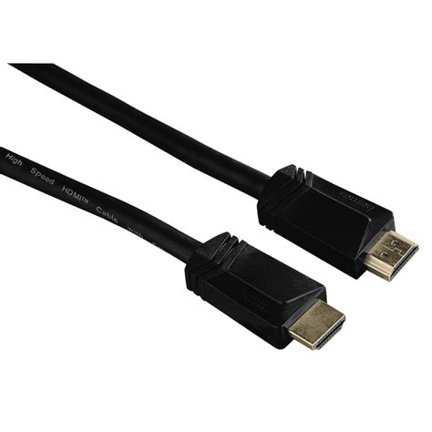 Hama High Speed 3m Hdmi Cable Plug Plug Ethernet Gold Plated