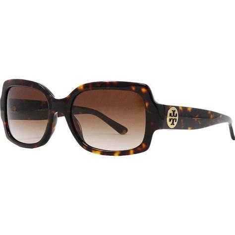 Tory Burch Women S Square Sunglasses 55mm Dark Tortoise Brown • Pris