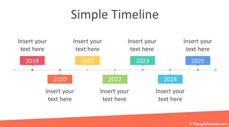 Simple Timeline PowerPoint Template - Templateswise.com