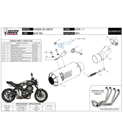 Mivv Honda Cb R Terminale Di Scarico Moto Marmitta Mk