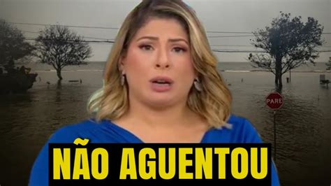 ABALADA DANIELA LIMA DESABAFA NA GLOBONEWS YouTube