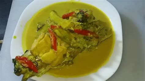 Resep Gulai Kuning Kepala Baung Youtube