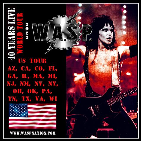 Wasp Announce 40th Anniversary World Tour Us Dates With Support