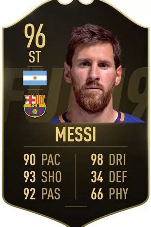 Messi Fifa 14 Card