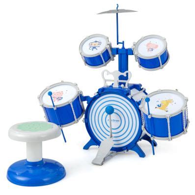 Ensemble De Batterie De Jazz Pour Enfants Grosse Caisse 2 Caisses