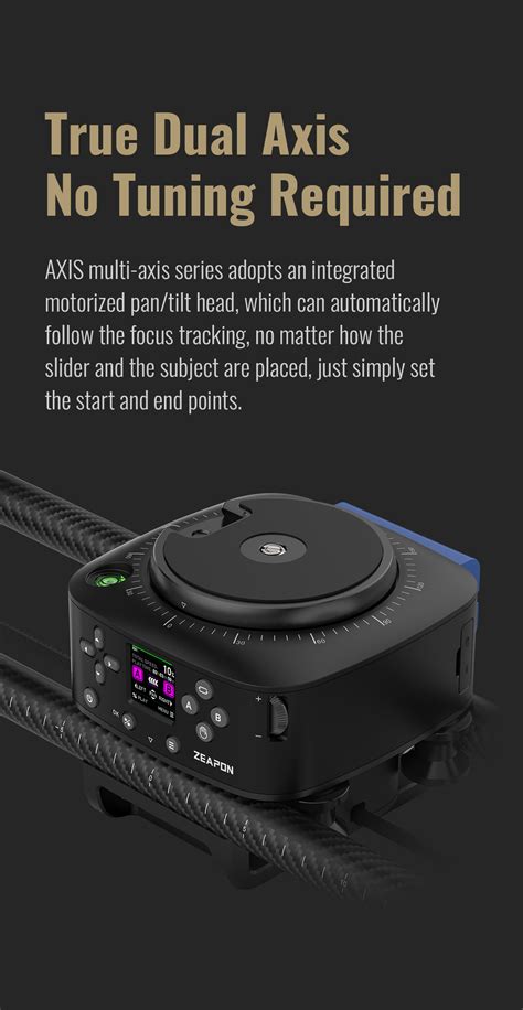 AXIS Multi Axis Motorized Slider Zeapon